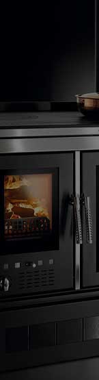 Photo d'une cuisière à bois convection